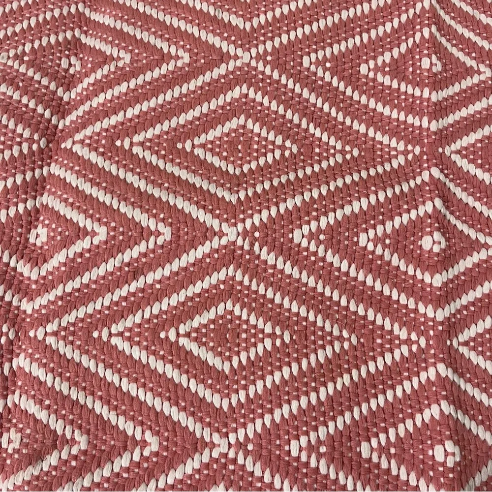 Dash and Albert 2' x 3' Coral Handwoven Polypropylene Indoor Outdoor Area Rug